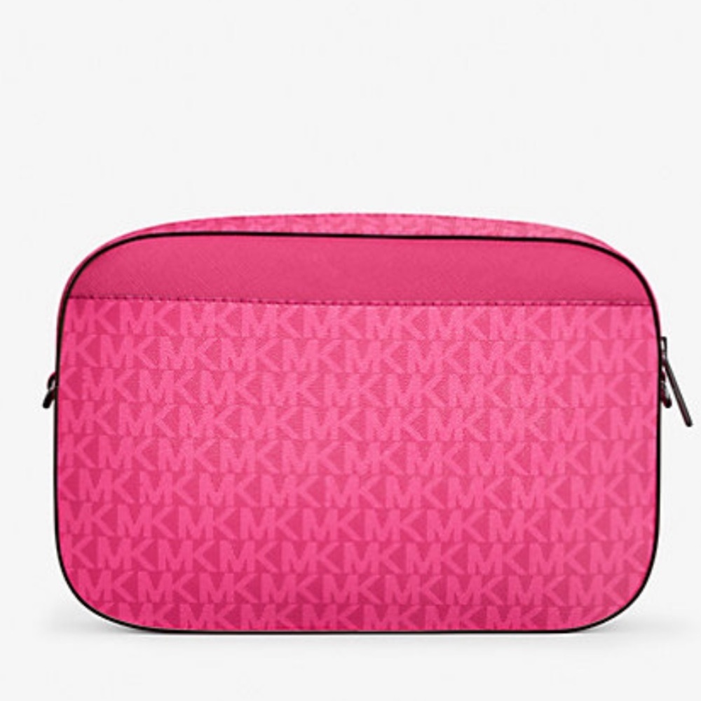 Michael Kors Jet Set Large Signature Logo Chain Crossbody Bag
Dragonfruit NWT - Picture 2 of 16